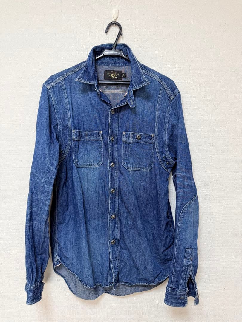 claud RRLダブルアールエル デニムシャツM ラルフローレン