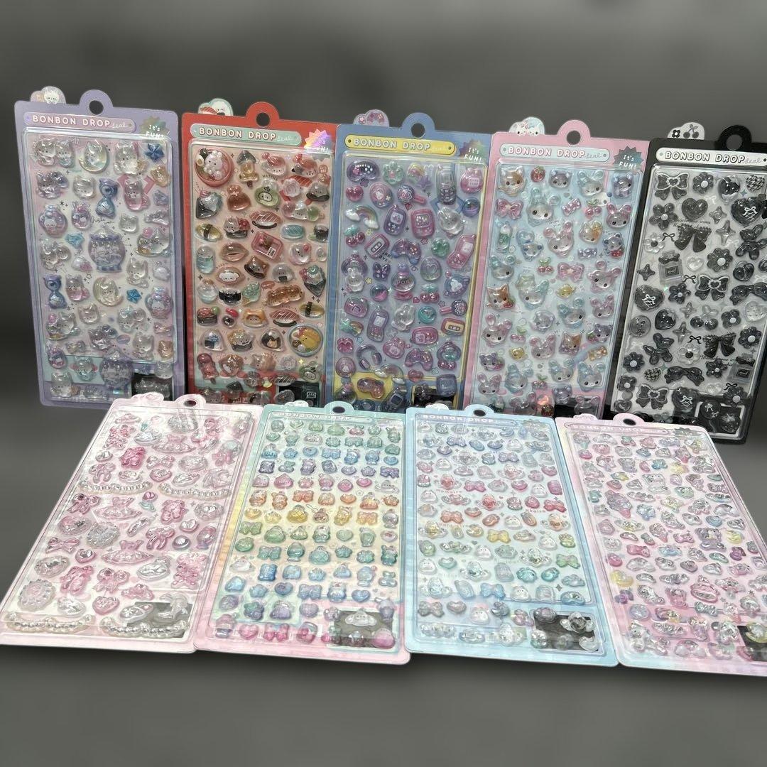 【国内正規品】ボンボンドロップシール　オリジナル ボンボンドロップ シール 文字 ひらがな 英字 BONBON DROP ボンボン