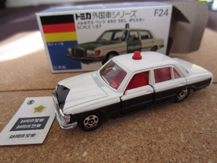 髙島屋トミカ／静岡県警東名高速隊 白パト／メルセデスベンツ 450SEL