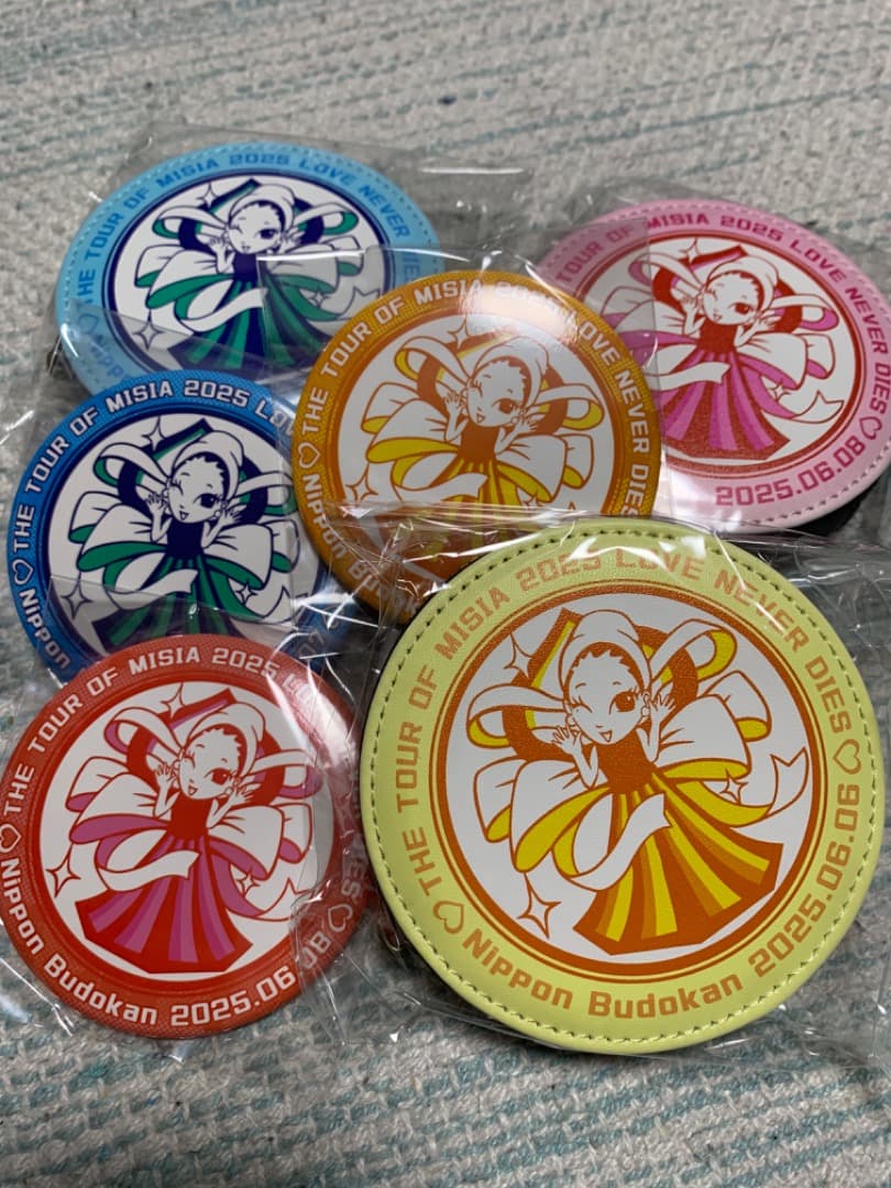 MISIA LOVE NEVER DIES武道館限定ポーチ缶バッジコンプリート