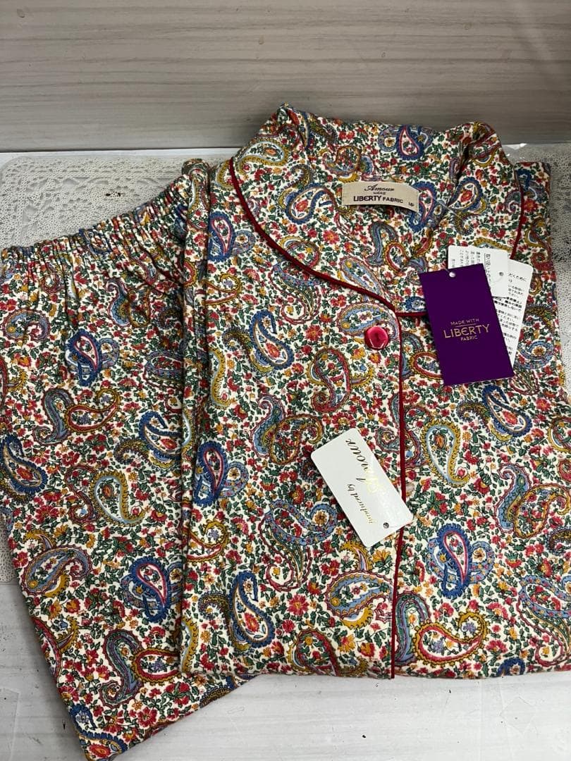 ☆新品☆LIBERTYリバティ パジャマ ルームウェア MP 綿100％ 日本製