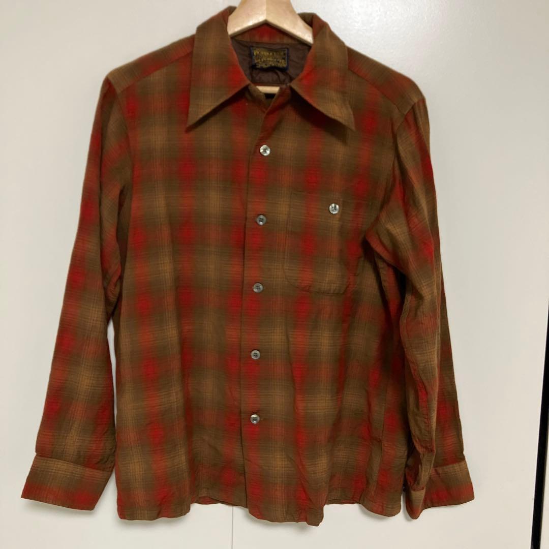 Pendleton 70s ペンドルトン ボードシャツ オンブレ ウールシャツ