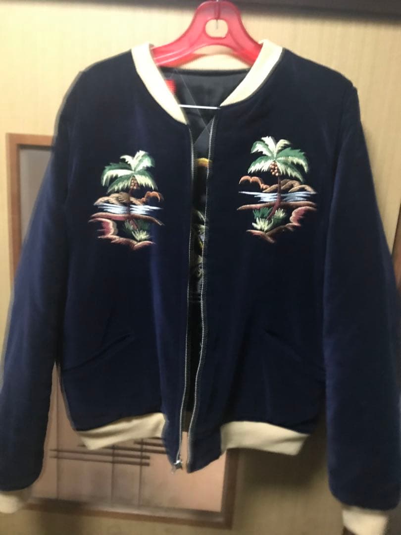 早い者勝ち本日silverstoneシルバーストーンスカジャン別珍リバーシブル