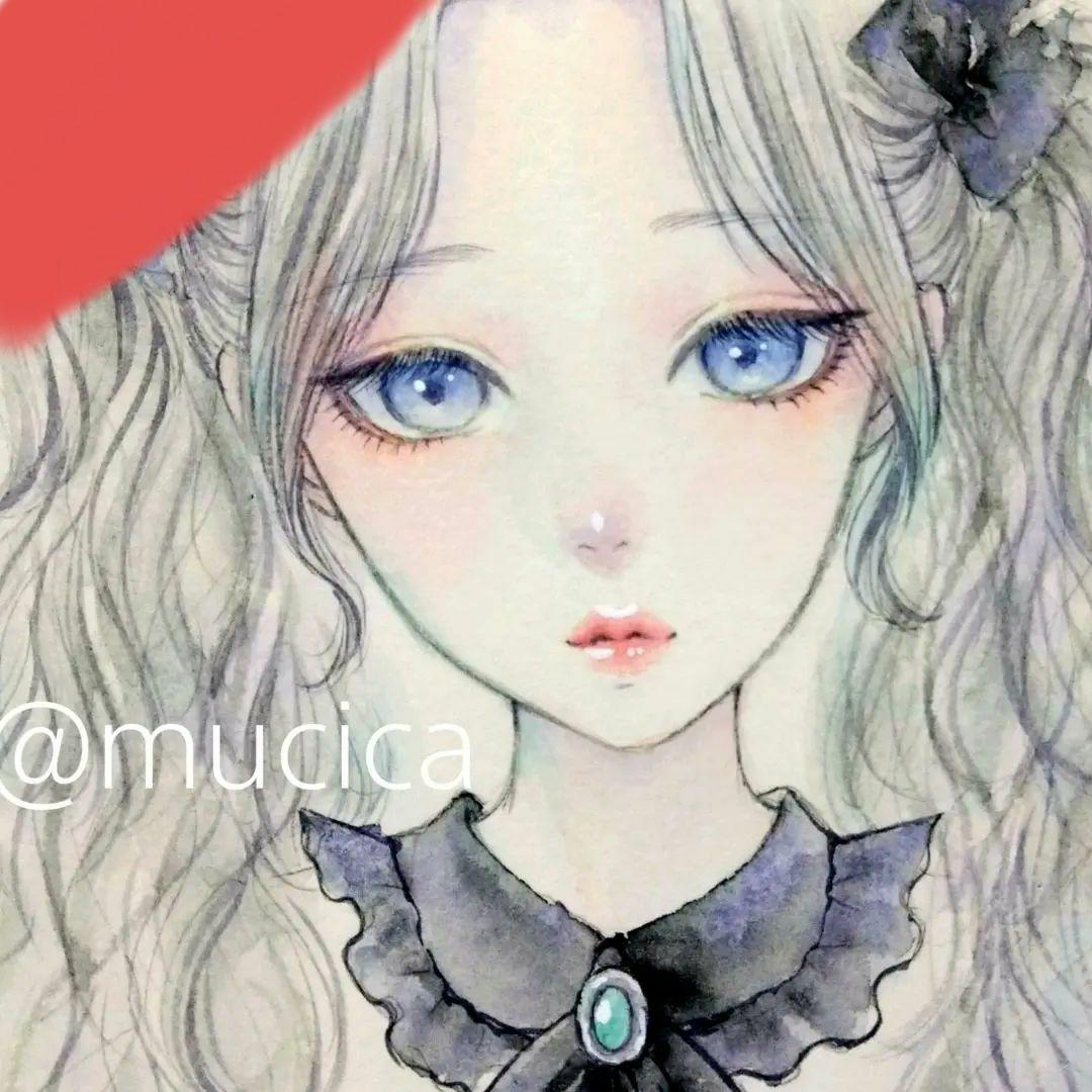 25124A 肉筆原画　手描きイラスト　絵画　オリジナル　アナログ　水彩画 手描きイラスト オリジナルイラスト アナログイラスト水彩イラスト