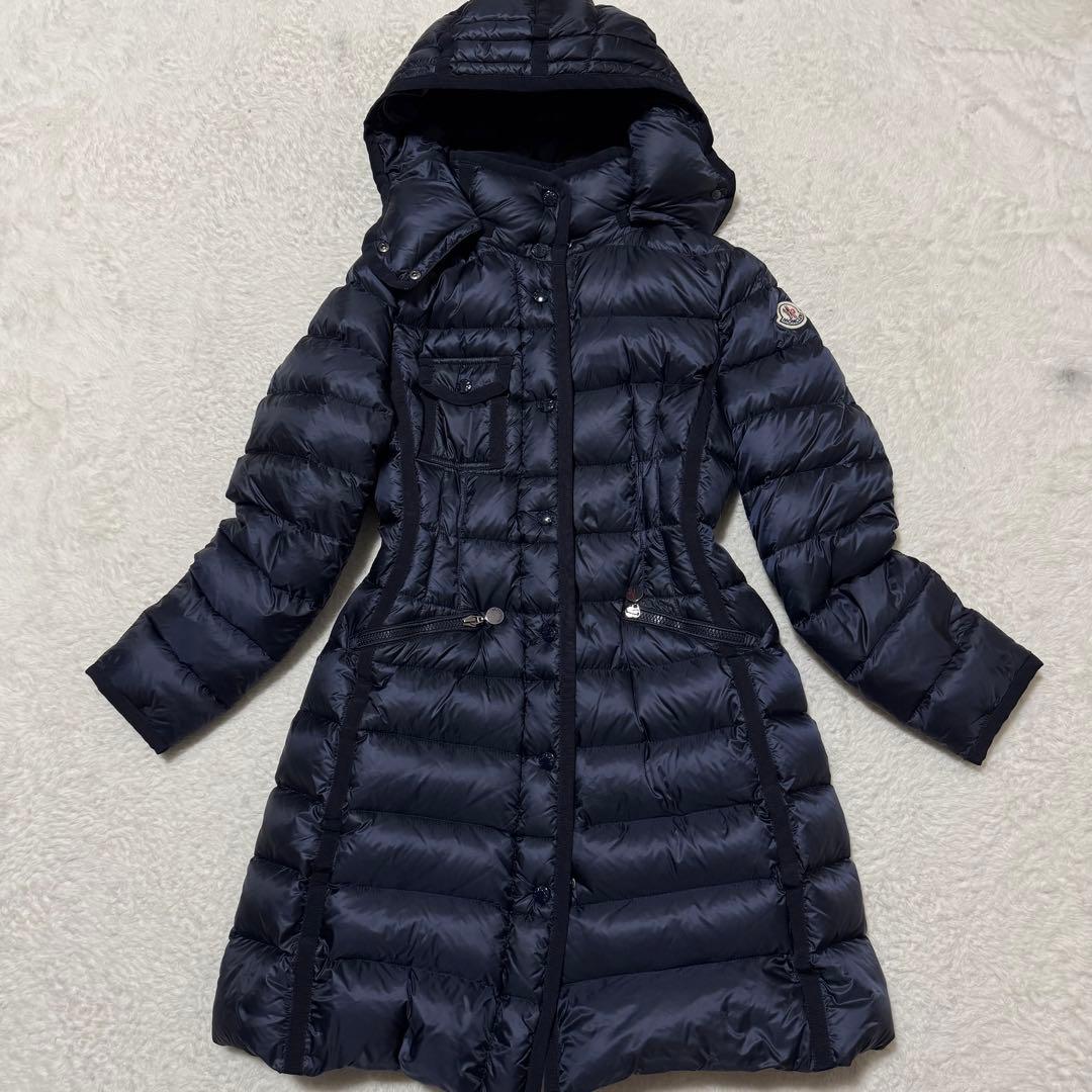 美品✨モンクレール エルミンヌ HERMINE ダウンコート ネイビー サイズ