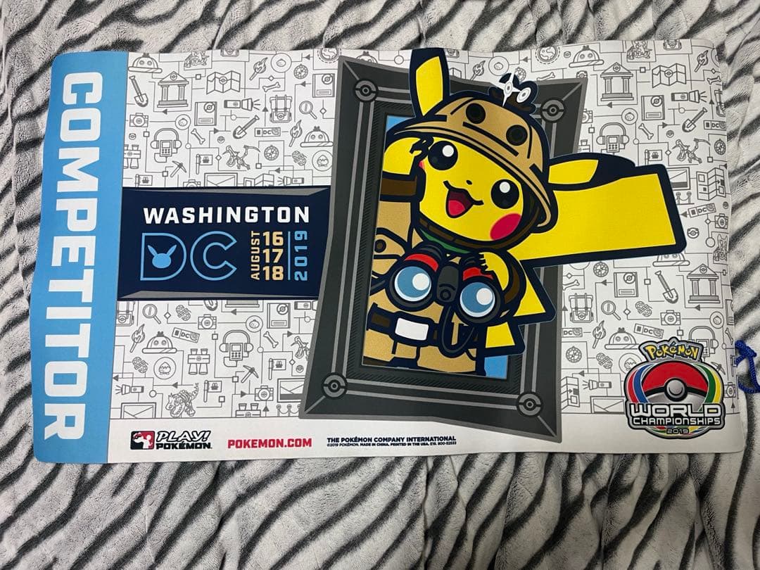 ポケモンwcs2019 ワシントン　プレイマット　選手限定