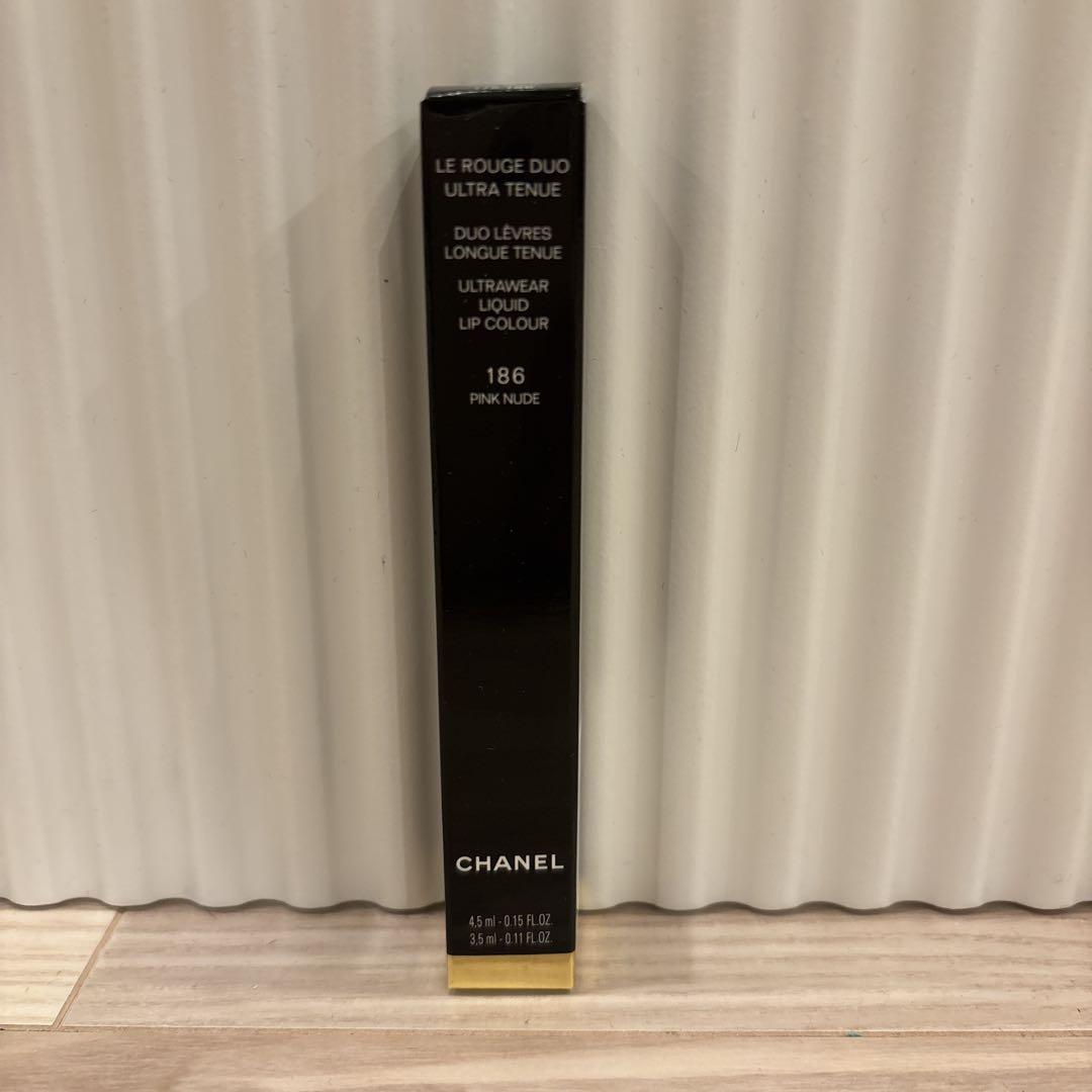 シャネル ルルージュデュオウルトラトゥニュ186 ピンクヌード