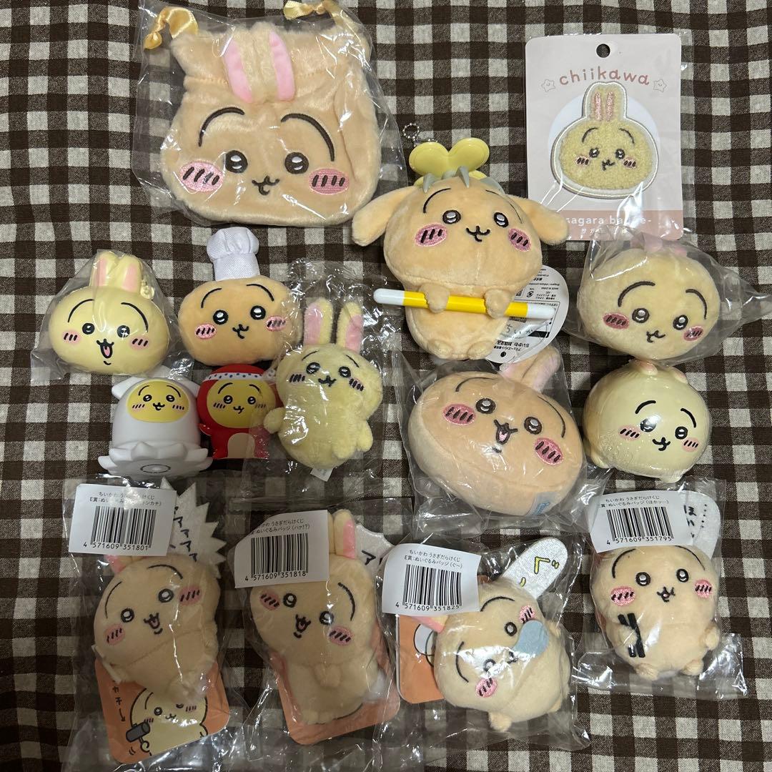 ちいかわ うさぎ まとめ売り マスコット ぬいぐるみ ガチャ 新品