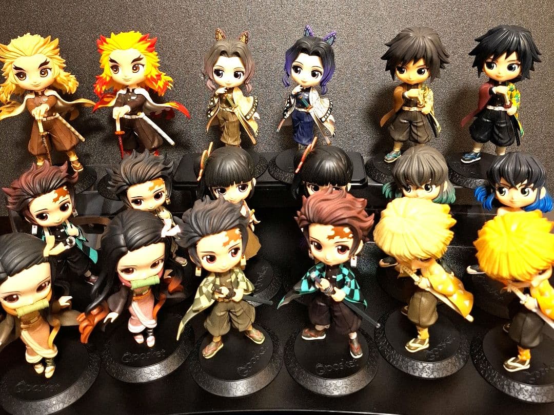 鬼滅の刃　Qposket　フィギュア　まとめ売り　18体　箱なし