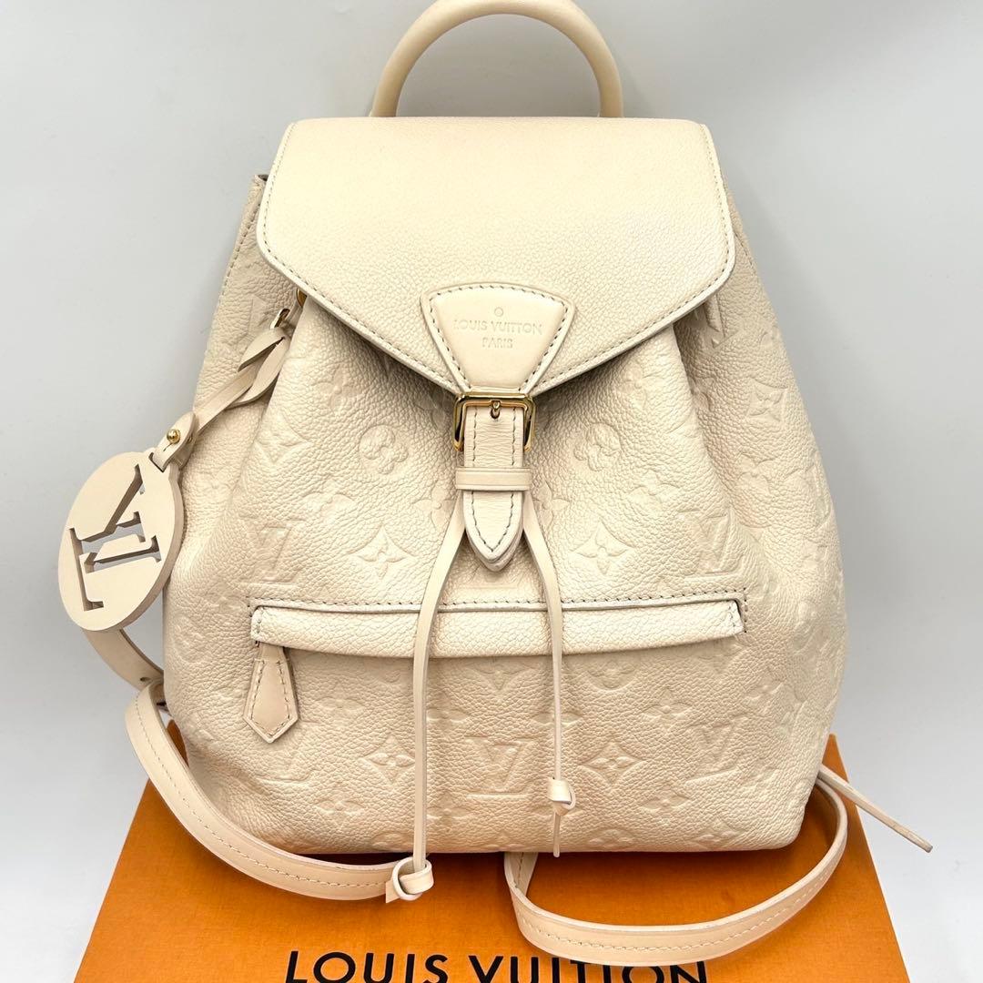 ❣️ルイヴィトン❣️モンスリPM•アンプラントリュック✨デイパック【極上美品】 ルイヴィトンアンプラント モンスリPM 14145 ノワール レディース