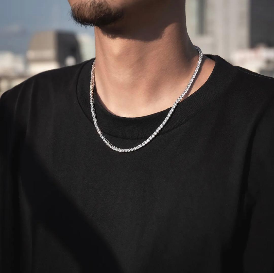 定価（55000円）AVALANCHE シルバーネックレス シルバー ネックレス 幅6mm 40cm-50cm 150TR-31D6-C3041 - AVALANCHE