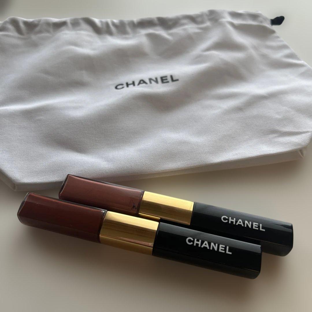 CHANELシャネル　ルルージュデュオウルトラトゥニュ69.196 巾着付き