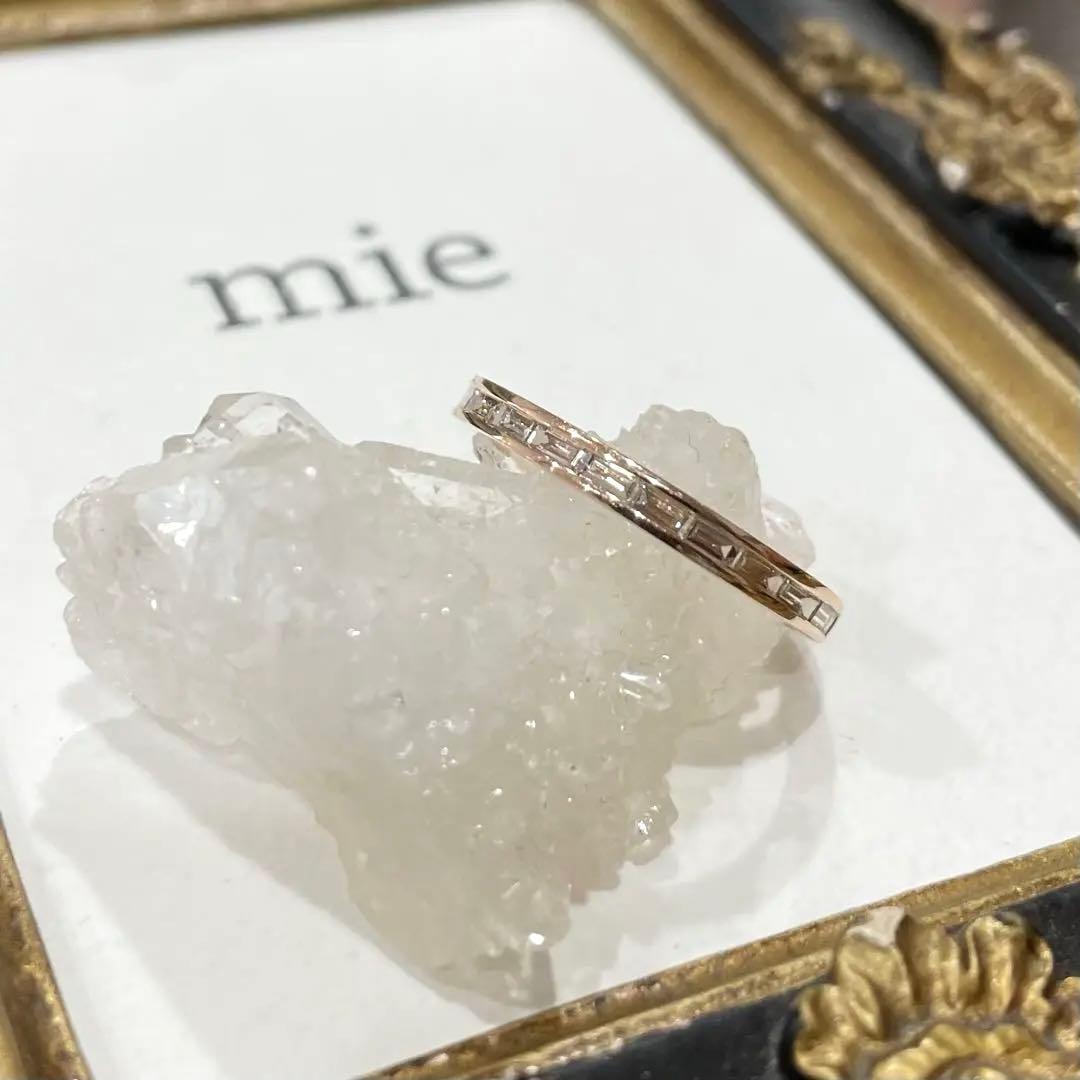 orb jewelry k18PG ダイヤモンド ハーフエタニティ 0.3ct