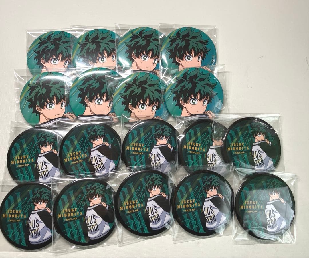 ヒロアカ 緑谷出久 スカジャン 缶バッジ