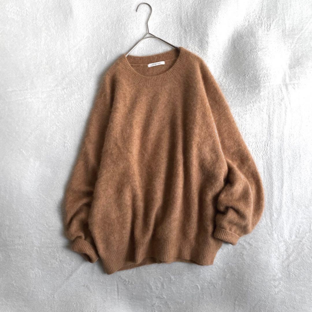 【ほぼ未使用✨】Plage ふんわり　Furボリュームソデプルオーバー　ウール