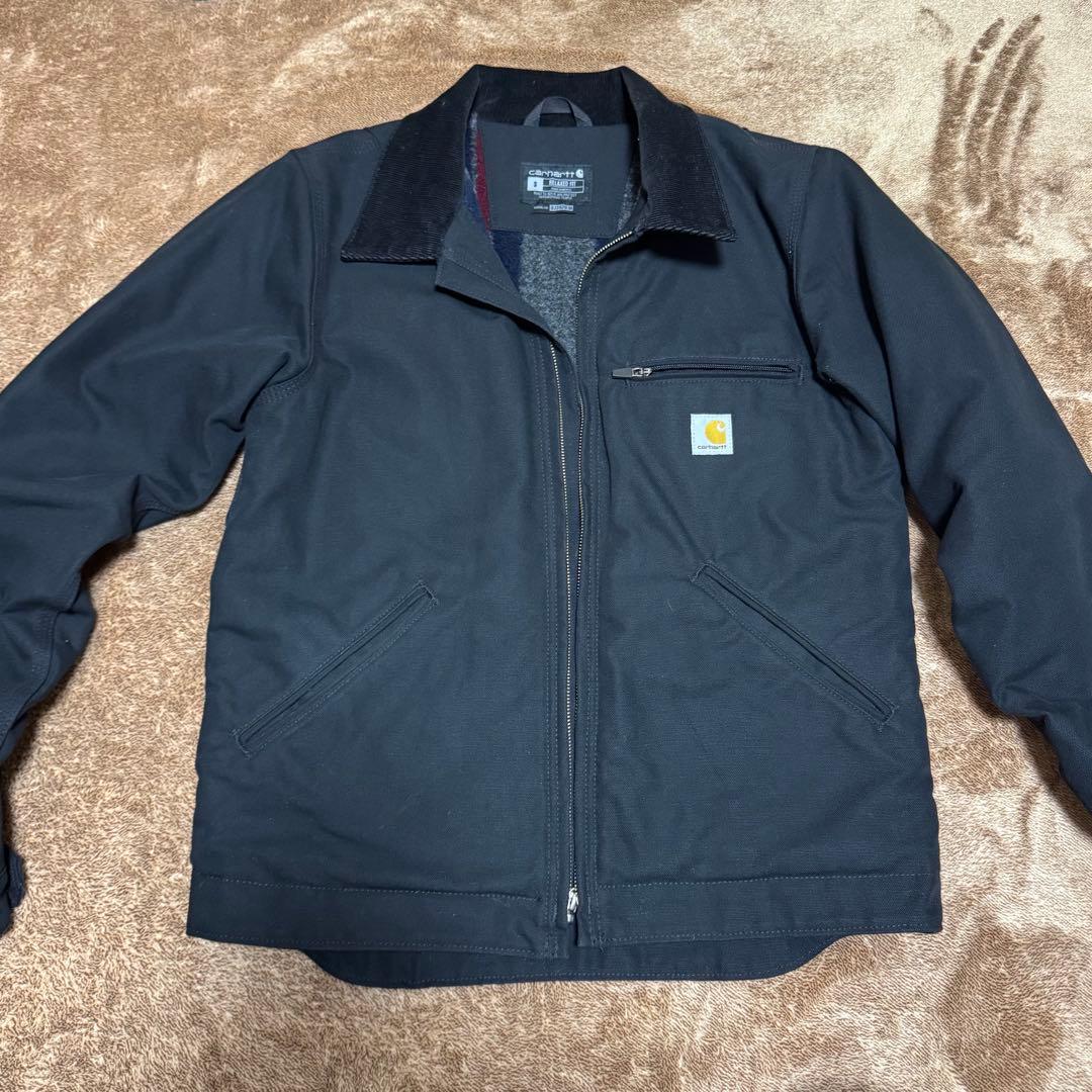 carhartt ブラック デトロイトジャケット Sサイズ