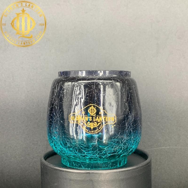 【限定】クラックグラス グレー/エメグリ Feuerhand ホヤ 276