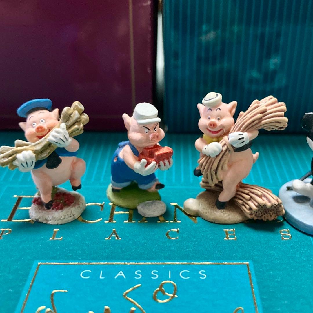 廃盤希少　3点　disney 三匹のこぶた　wdcc ディズニー　フィギュア 廃盤希少 3点 disney 三匹のこぶた wdcc ディズニー フィギュア - メルカリ