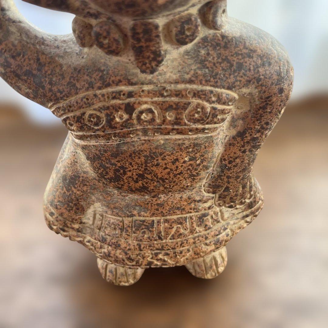 ヴィンテージ メキシコ土偶 マヤ文明 陶器 - メルカリ