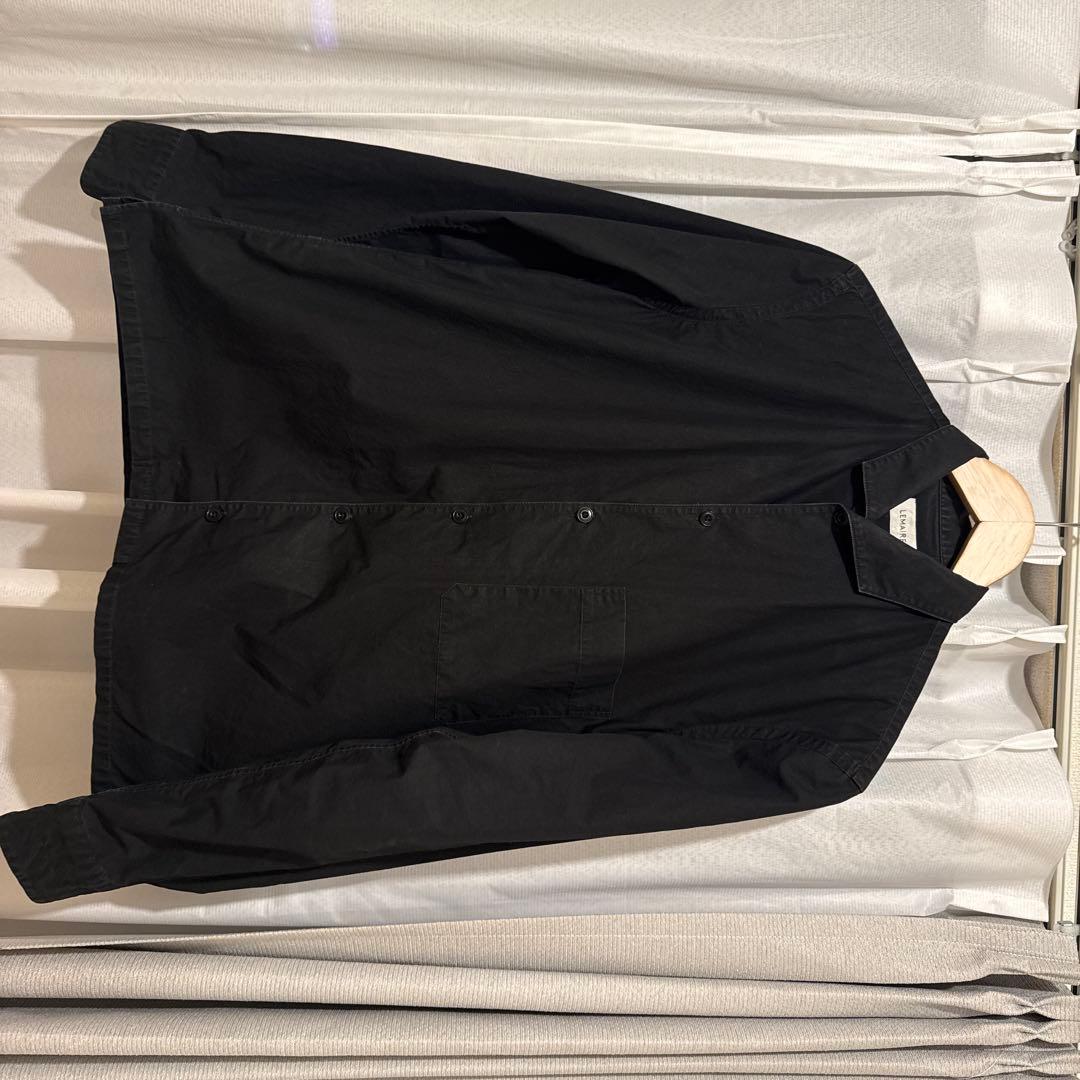 LEMAIRE ブラック 長袖シャツ