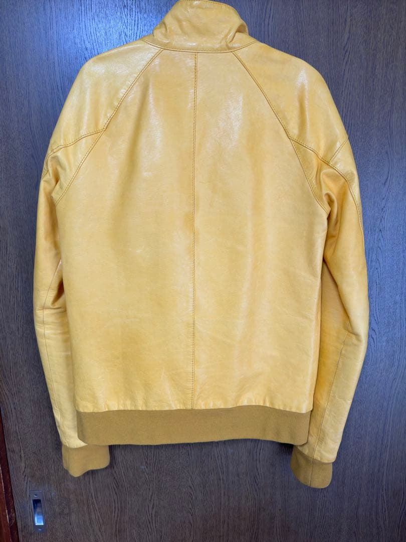 Mr.Children桜井着 レザージャケット 02DERIV エソラ イエロー