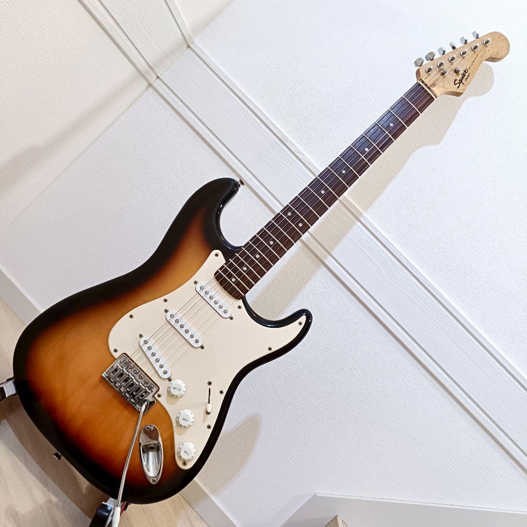 【メンテ済】Squier エレキギター ストラトキャスター サンバースト