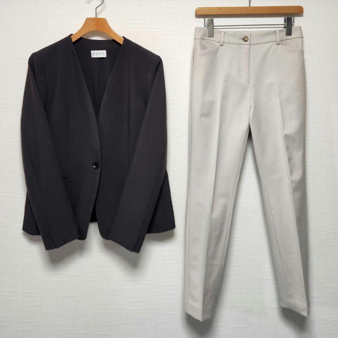 プラステ　レディース　ビジネス　フォーマル　ジャケット　パンツ　セット 楽天市場】【SALE半額！～11日1:59】 ウォッシャブル パンツスーツ