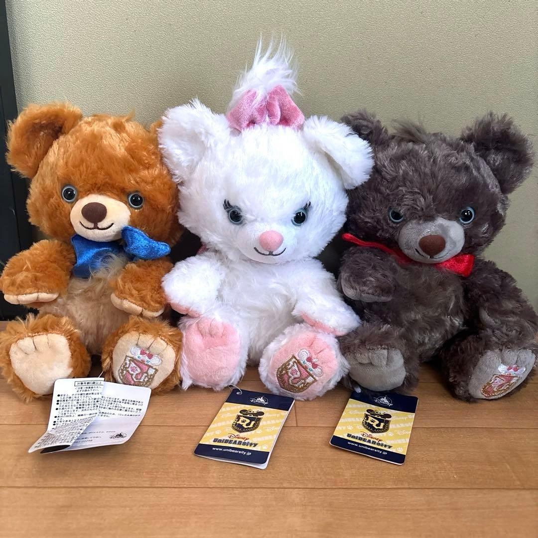 ディズニー ストア ユニベア シティ おしゃれキャット ぬいぐるみ セット