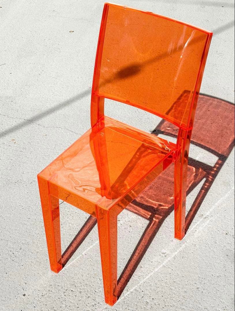 新*ー様 Kartell カルテル　希少　オレンジ　ラ・マリーチェア　ラマリー