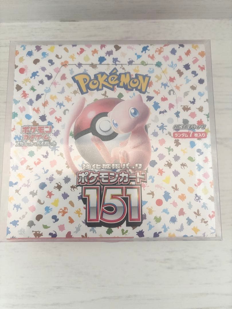 ポケカ　151 シュリンク付き　1BOX 硬質ケース付き