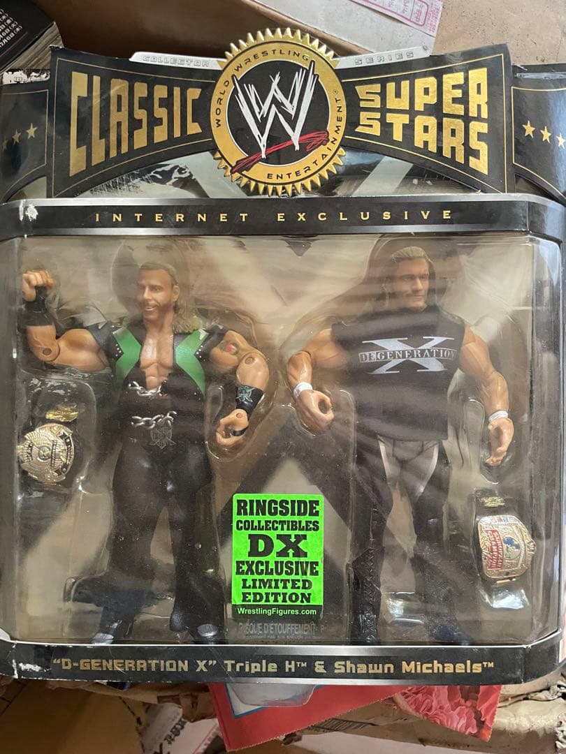 WWE ジャックス　限定　トリプルH & ショーン・マイケルズ　新品未開封未使用 WWE ジャックス 限定 トリプルH & ショーン・マイケルズ 新品未開封未