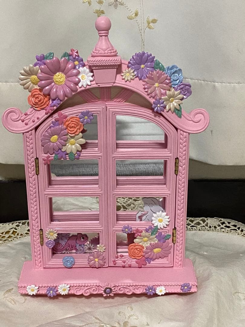 ディズニー　ラプンツェル　スタンド　ミラー　窓　希少