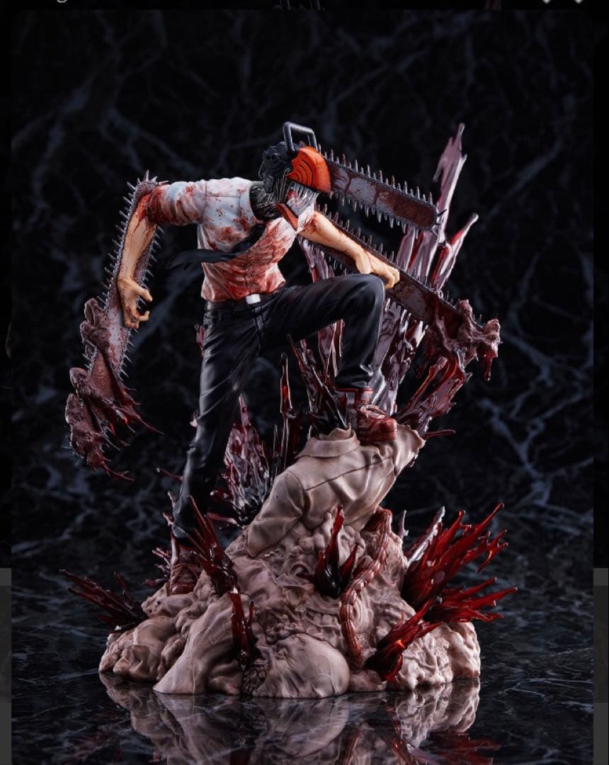 渋谷スクランブルフィギュア　チェンソーマン 1/7スケールフィギュア　ポチタ付き