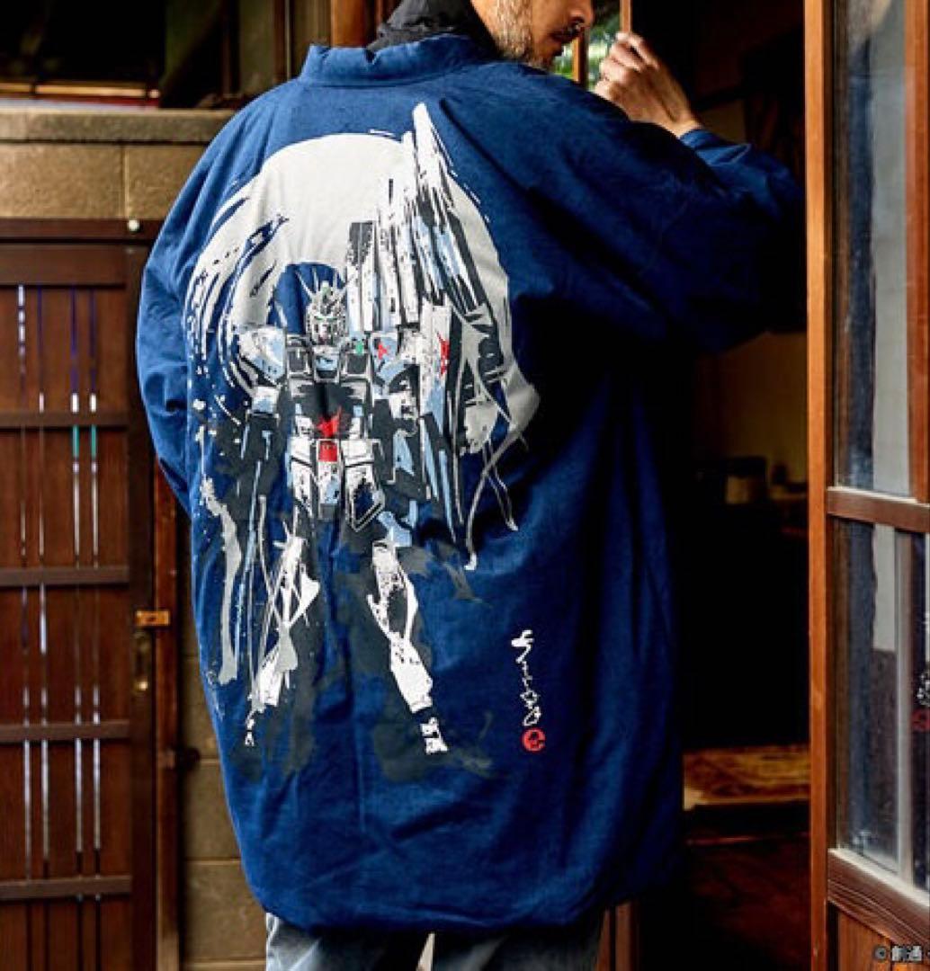 新品 STRICT-G 宮田織物 νガンダム 逆襲のシャア 半纏ロング - メルカリ