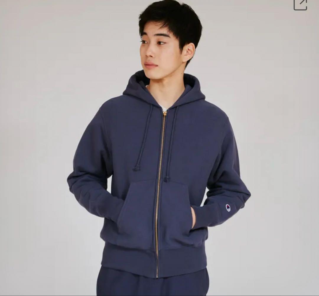 Champion C3-Y134 ブラック XL ジップフーディ