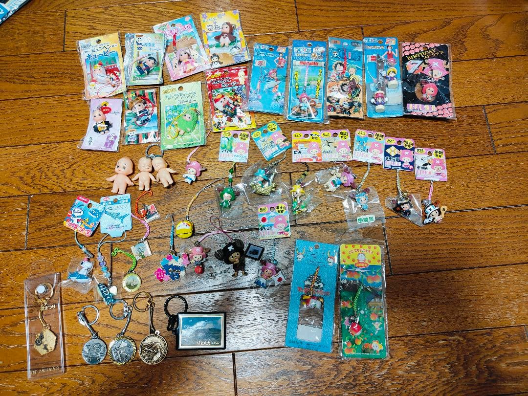 ご当地 キューピー ワンピース チョッパー キティ ストラップ キーホルダー