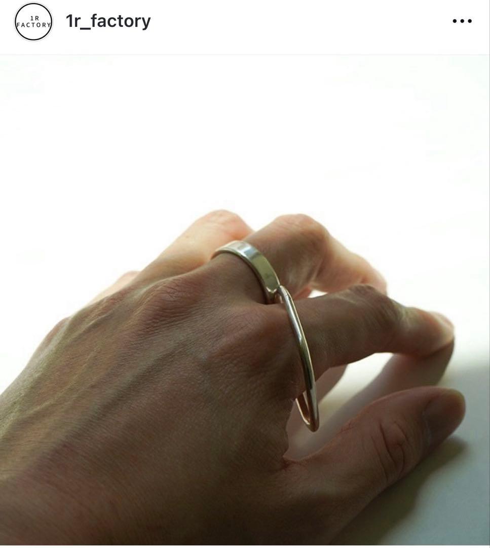 1r_factory ワンルームファクトリー変形リング シルバー925 - メルカリ