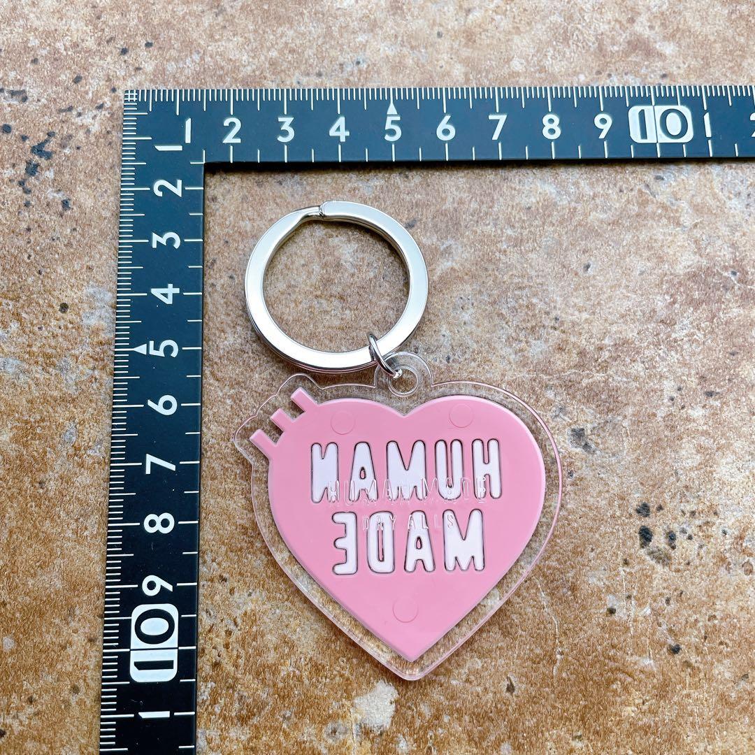 限定】HUMAN MADEヒューマンメイド ハート キーホルダー ピンク - メルカリ