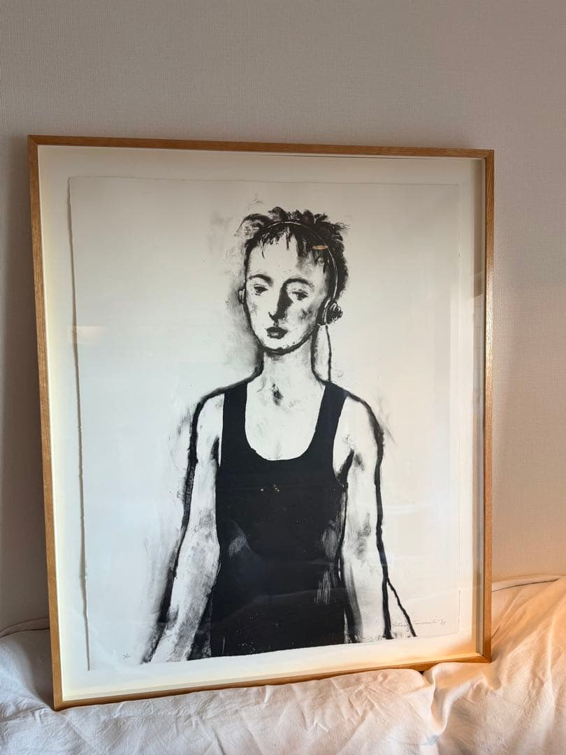 舟越桂　音の中へ私の中へ　リトグラフ 限定版2/50 1993