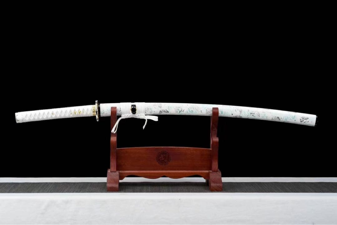 白綾 刀装具 日本刀 武具 鑑賞刀 居合刀 模造刀 舞踊刀