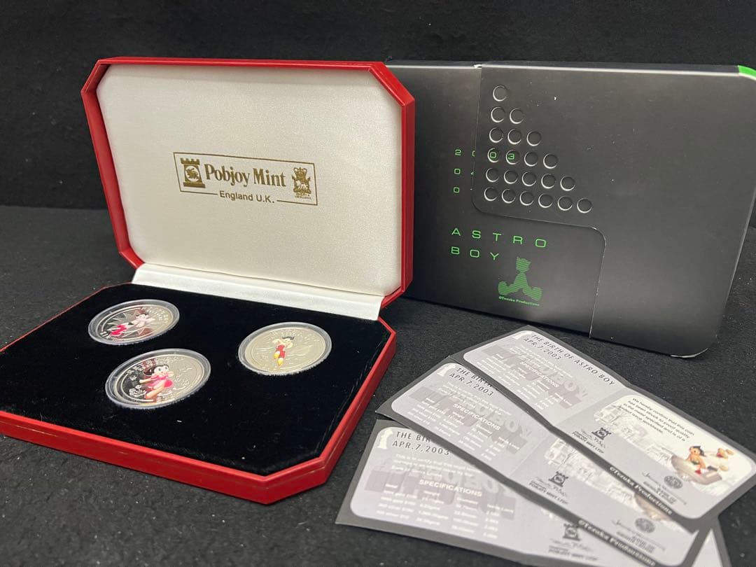 【 鉄腕アトム10ドル銀貨 】 銀貨セットSILVA 925 鉄腕アトム10ドル銀貨 】 銀貨セットSILVA 925