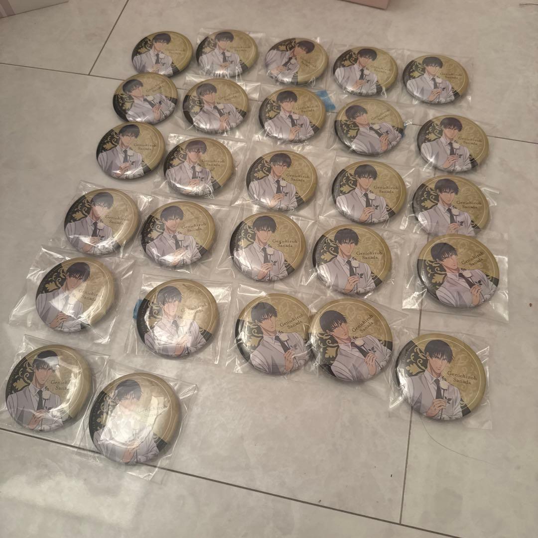 真田弦一郎 缶バッジ 27個 新テニスの王子様』バースデイ缶バッジ 真田弦一郎 BF2