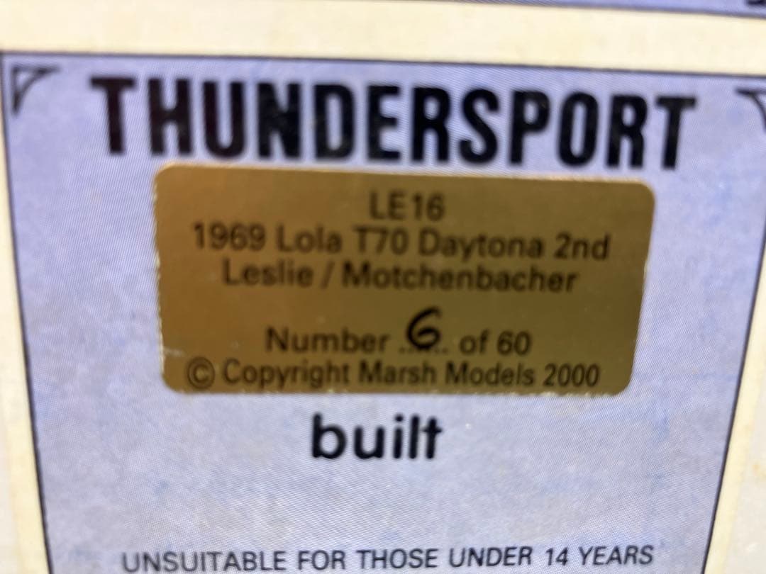 Marsh Models ローラT 70Mk.Ⅲ 1969年 デイトナ No.8 - メルカリ