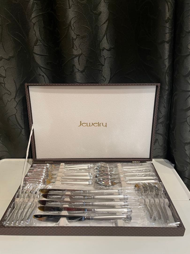 AZUMAJAPAN ステンレスカトラリーセット ジュエリーステンレス18-10
