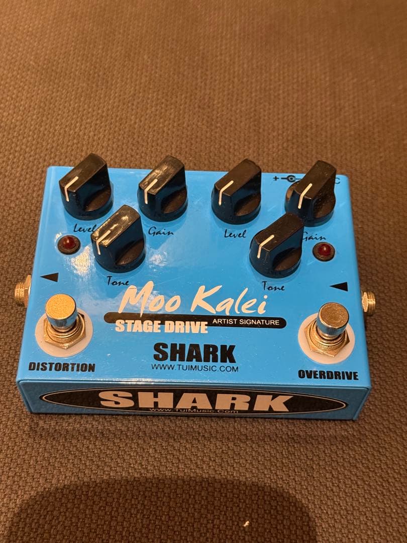 Moo Kalei Stage Drive SHARK ギターエフェクター SHARK Moo kalei Overdrive - YouTube