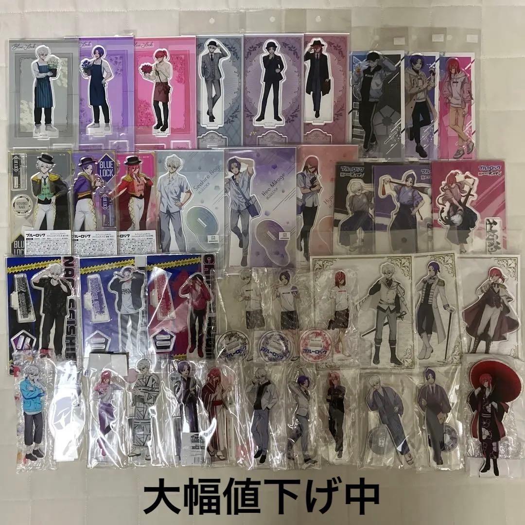 ブルーロック アクリルスタンド まとめ売り 凪 玲王 千切 サンリオ 東急ハンズ ブルーロック×サンリオキャラクターズ 2024