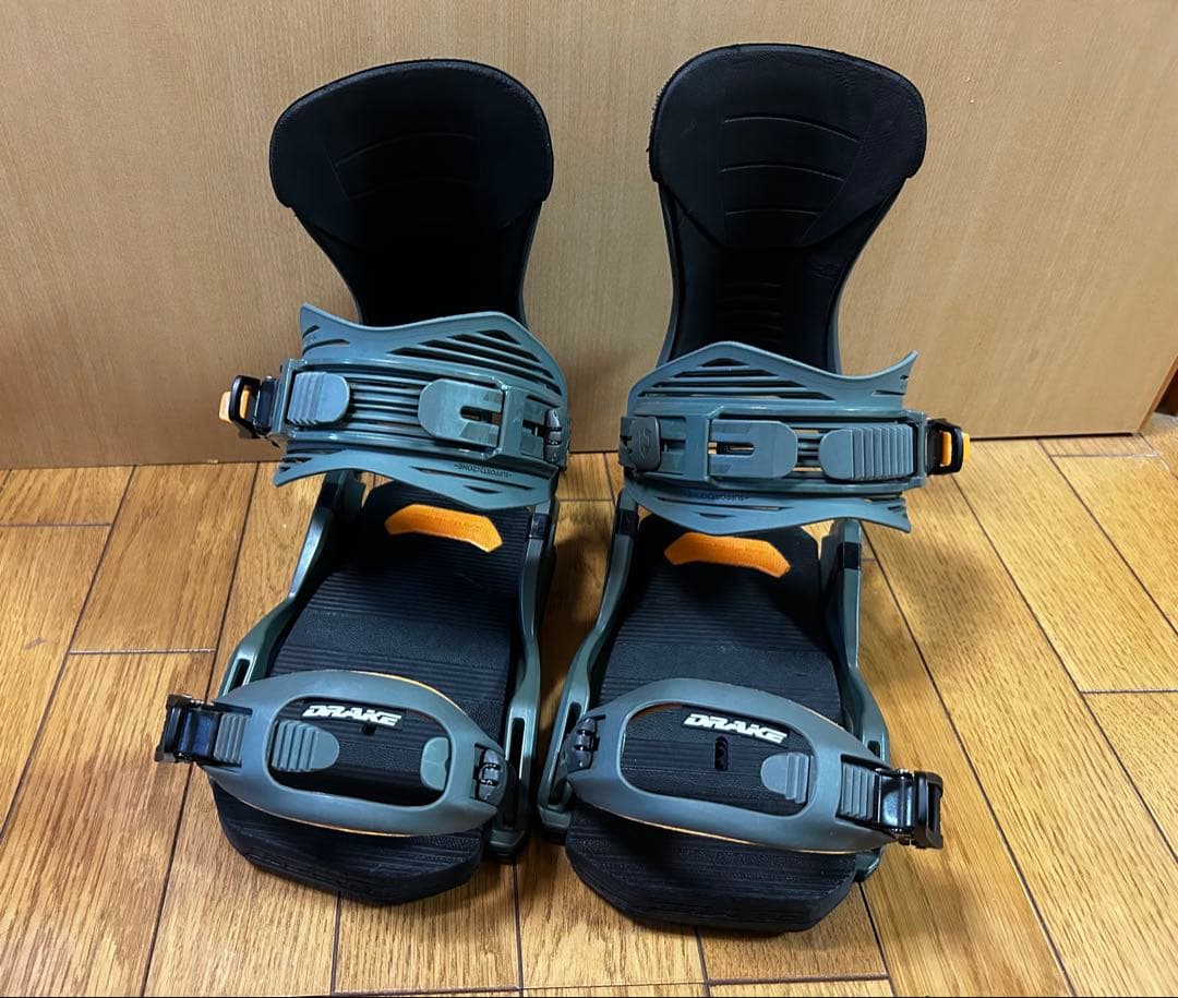 DRAKE リロード L-XLサイズ スノーボード ビンディング カーキ
