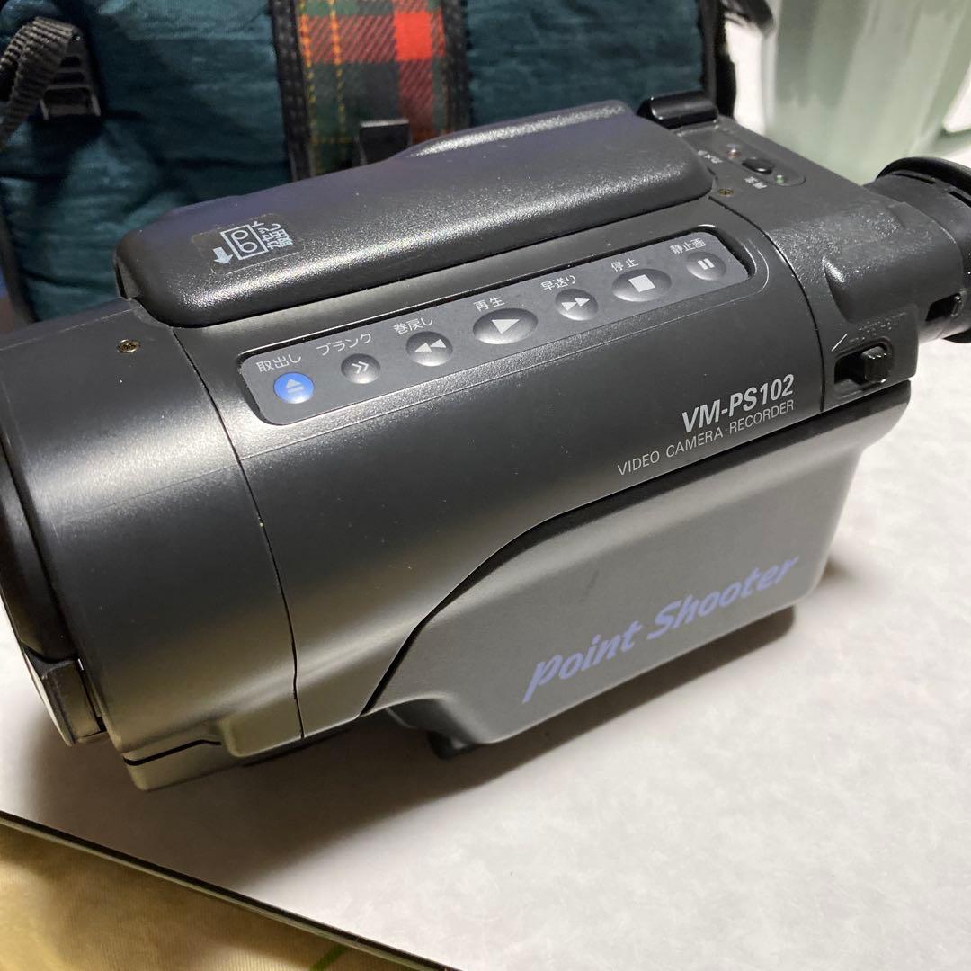 SANYO Video8 ビデオカメラ　VM-PS102型　① ジャンク譲渡コーナー （0円ジャンク） ＞ SANYO VM-PS102 8ミリビデオ