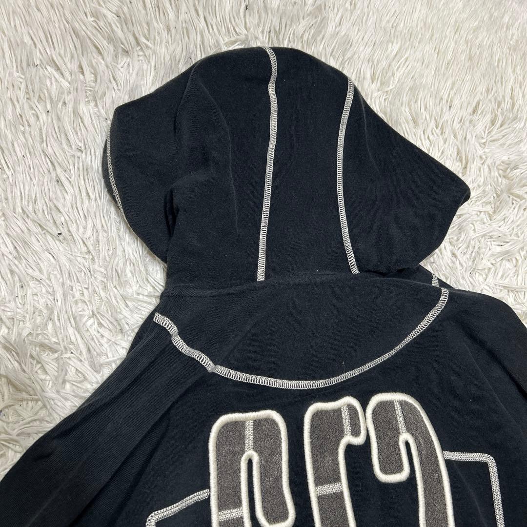 Santafe サンタフェ 刺繍 デカロゴ ジップパーカー Lサイズ - メルカリ