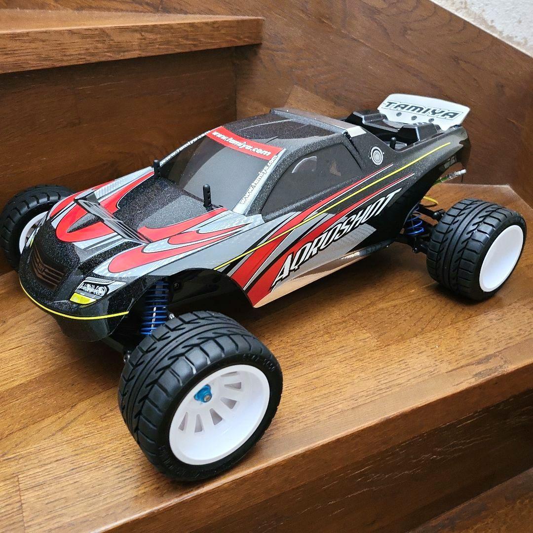 タミヤ 1/10 RC アクロショット DT-03Tシャーシ組み立て完成品 - メルカリ